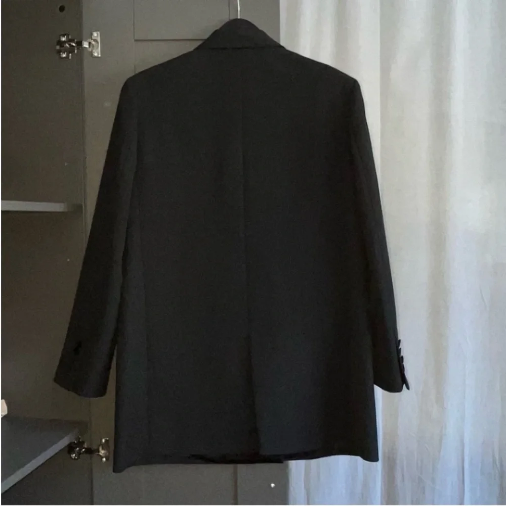 L. ZARA TONAL DOUBLE-BREASTED BLAZER - Picture 6 of 13